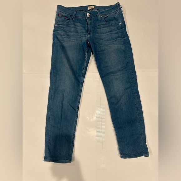 Hudson Skinny Ankle Jeans Women’s 27 Medium Wash Button Pockets - Picture 1 of 11